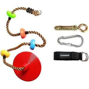 Climbing Rope Tree Swing with Disc Swings Seat and Platforms - Outdoor Play